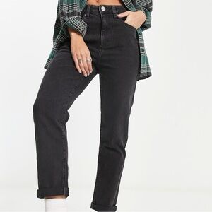 Black Cotton On Stretch Mom Jean